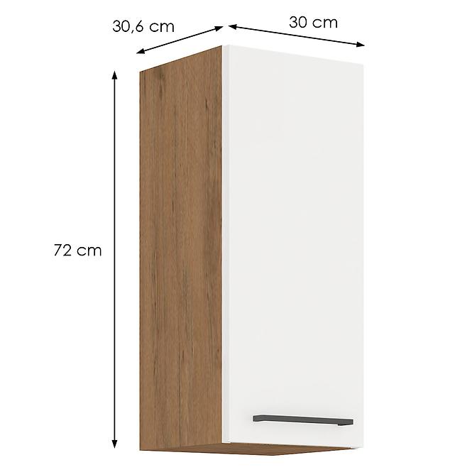 Kuhinjski ormar Vigo bijeli HG 30g-72 1f