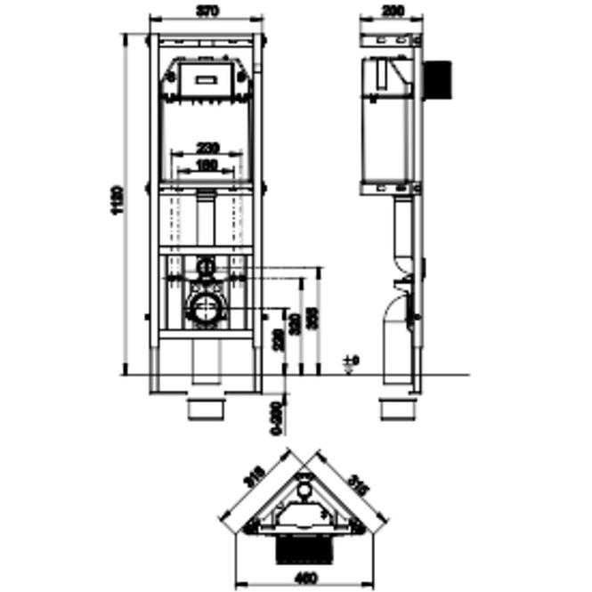 SKRIVENI KUTNI MODUL SANIT 995SC