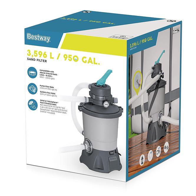 Pumpa za bazen s pješčanim filterom 3.596 l/h 58515