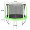Trampolin s ljestvama 244cm/8FT SP08348L2-L zelena,2