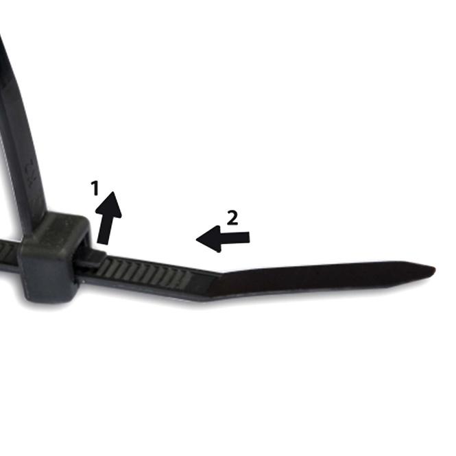 Višekratna traka za zatezanje zelena 4,8x300 mm 100 kom