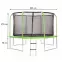 Trampolin s ljestvama 305cm zelena,2