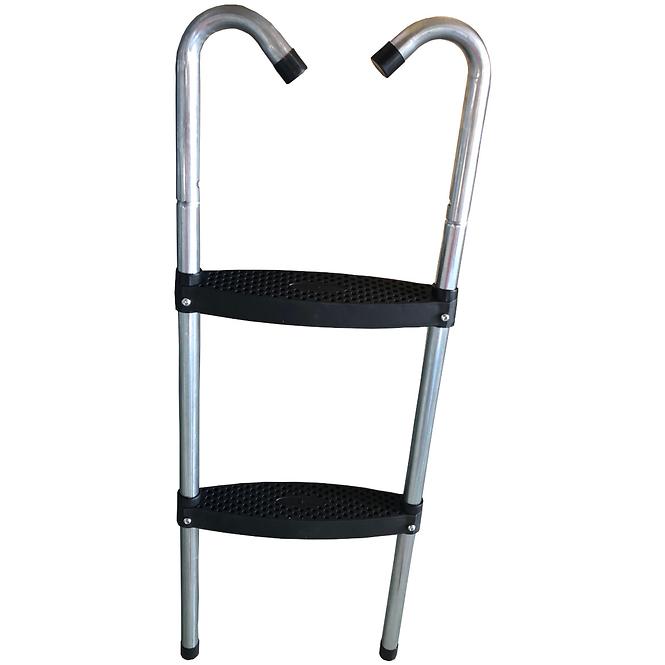 Trampolin s ljestvama 366cm zelena