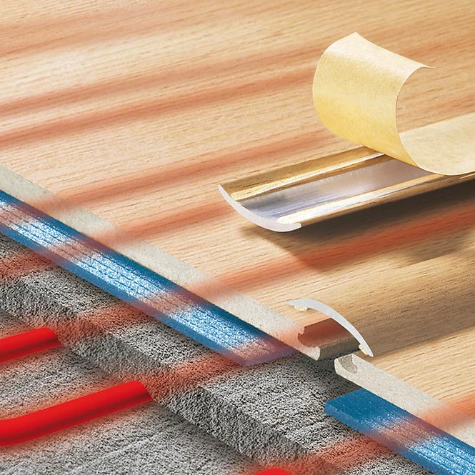 Podni profil LPO 900x30x5mm ljepilo Hrastovo svjetlo