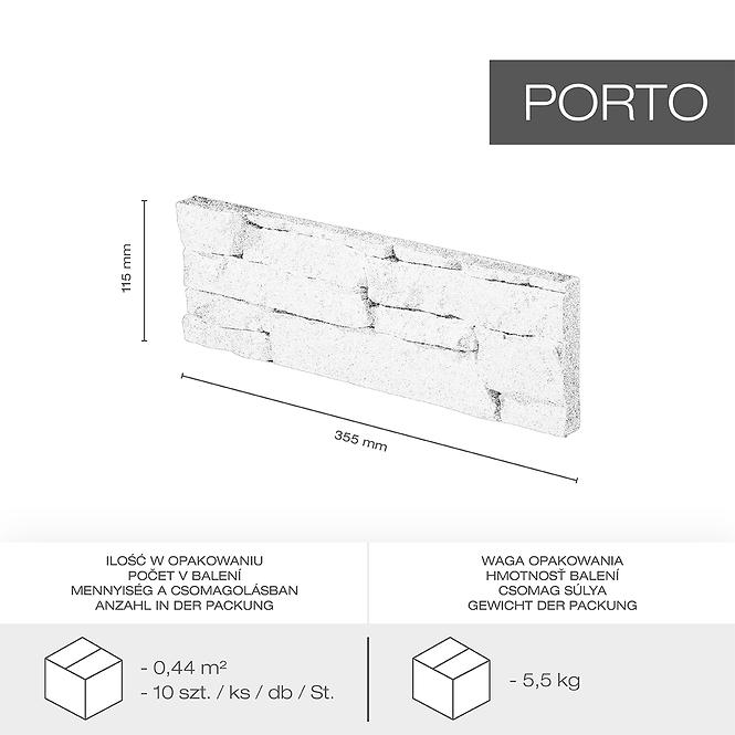 Gipsani kamen Porto Krem pak=0,44m2