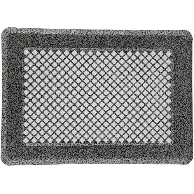 Rešetka za kamin antik srebro 175x245