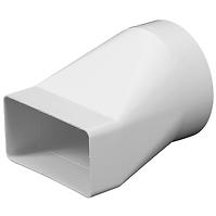 Prijelazni nastavak plosnate ventilacijske cijevi 55x110 KP55-20