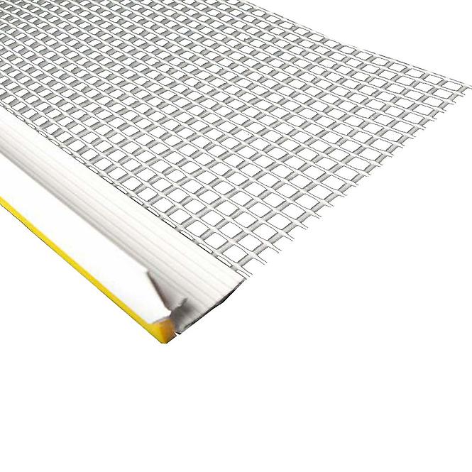 GRANIČNI PROFIL ZA ŠPALETE 6MM S MREŽICOM 2,5M