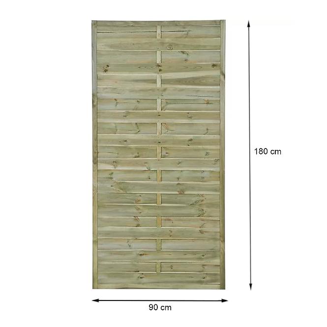 Drvena ograda Pia R18  90X180 cm