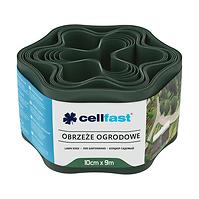 CELLFAST Rubna traka za travnjak tamno zelena 10 cm x 9 m 30-021
