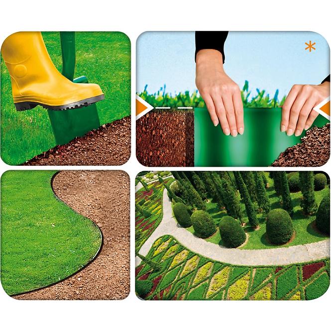 Cellfast rubna traka za travnjak zelena 10x9m 30-001