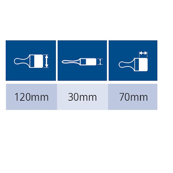 Četka za tapete pro T04 120 mm