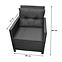 Set od umjetnog ratana New York smeđi,3