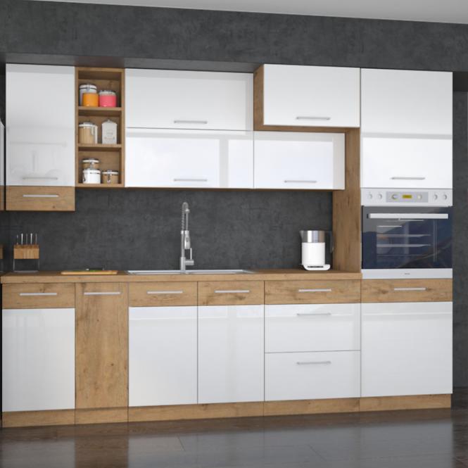 Kuhinja Vigo bijela  HG 260 s radnom površinom