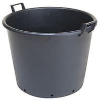 Posuda za drva + crna s rupicama 65l 55 x 41 cm