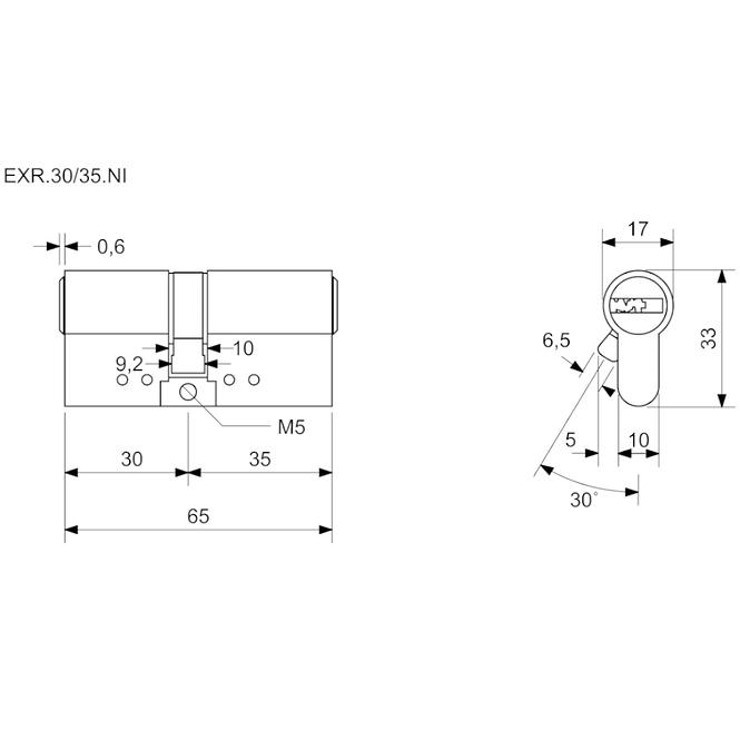 CILINDAR EXR.30/35.NI