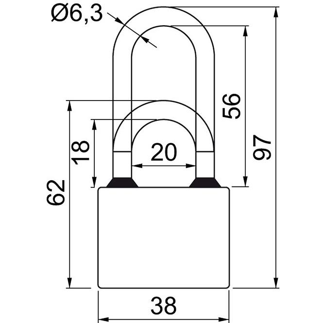 LOKOT RICHTER RV.OVAL.38.PL