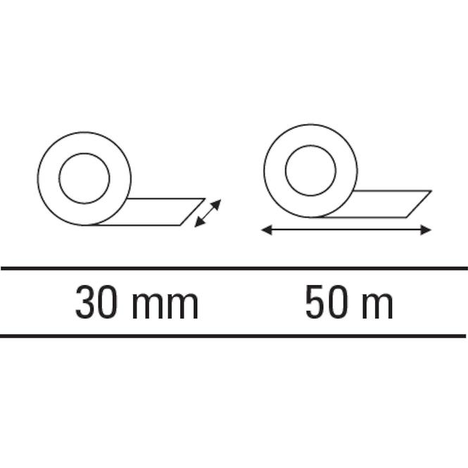 Zaštitna krep traka 30 mm/50 m