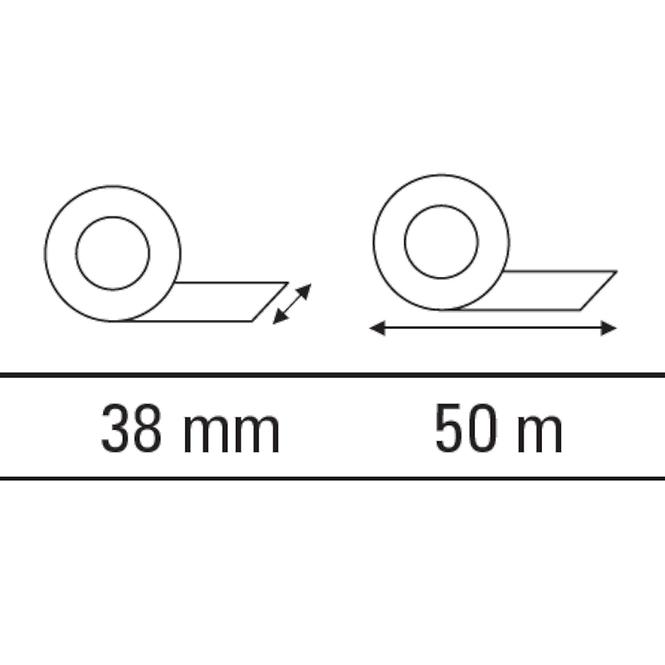 Zaštitna krep traka 38 mm/50 m