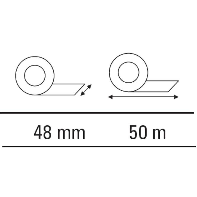 Zaštitna krep traka 48 mm/50 m