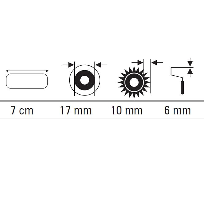 Valjak Microstar 7 cm x 2 Motive