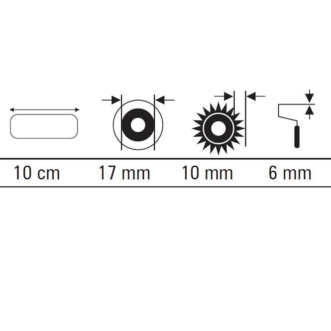 Valjak Microstar 10 cm x 2 Motive