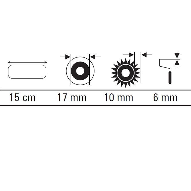 Valjak Microstar 15 cm x 2 Motive