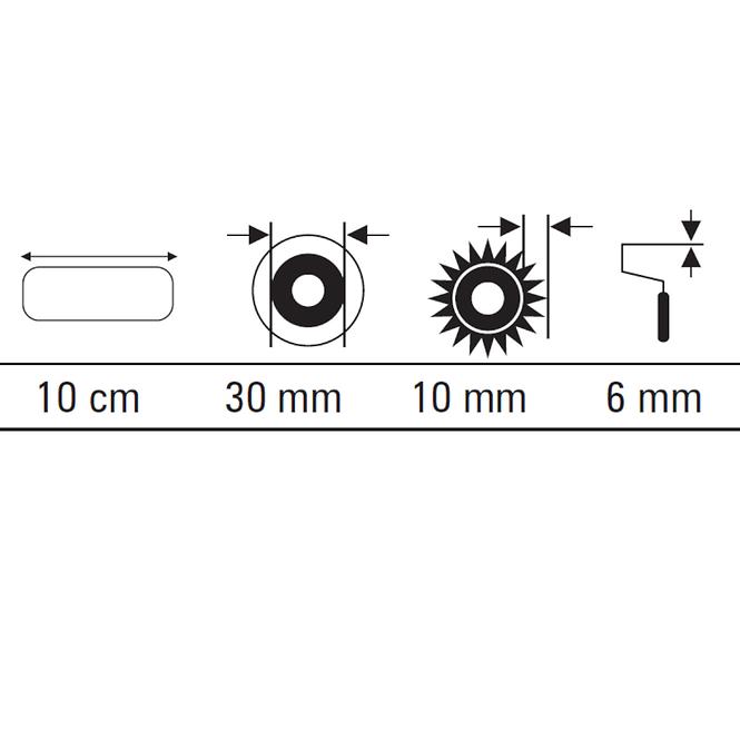 Valjak Microstar midi 10 cm x 2 Motive