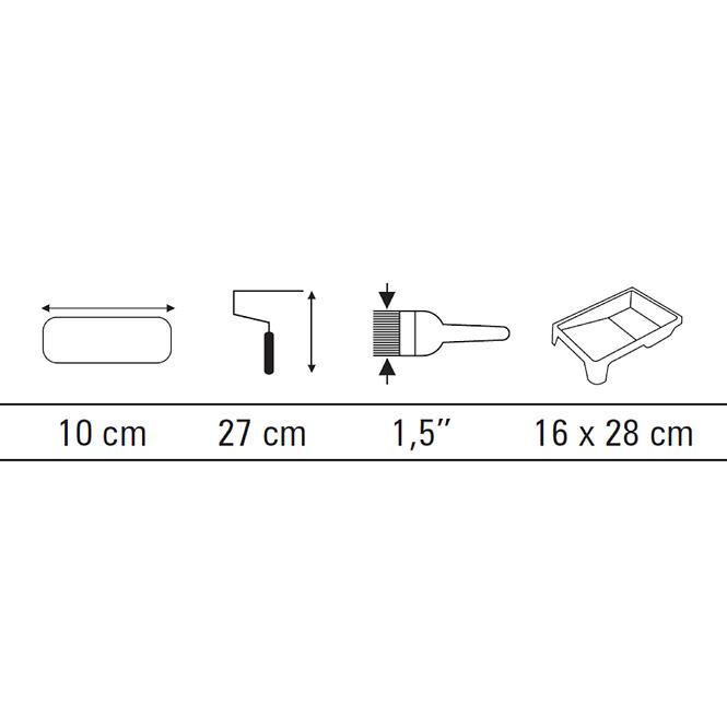 Set za bojanje bojama na bazi vode nr 24