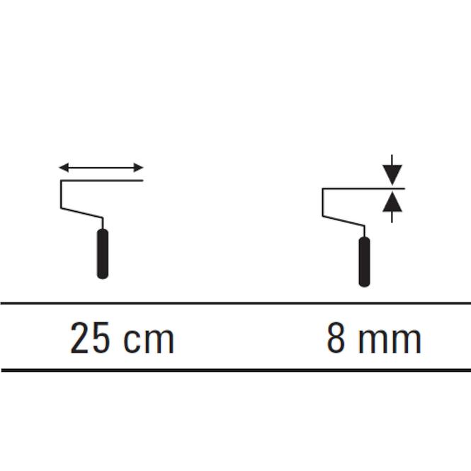 Drška za valjak 25 cm/8 mm