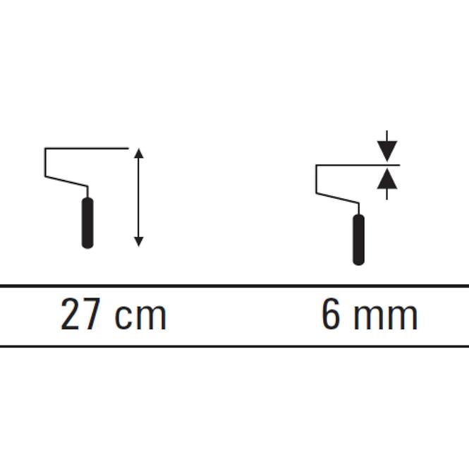 Drška za valjak Soft 27 cm Motive