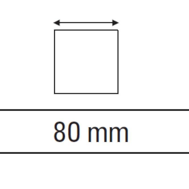 Soboslikarska lopatica  80 mm