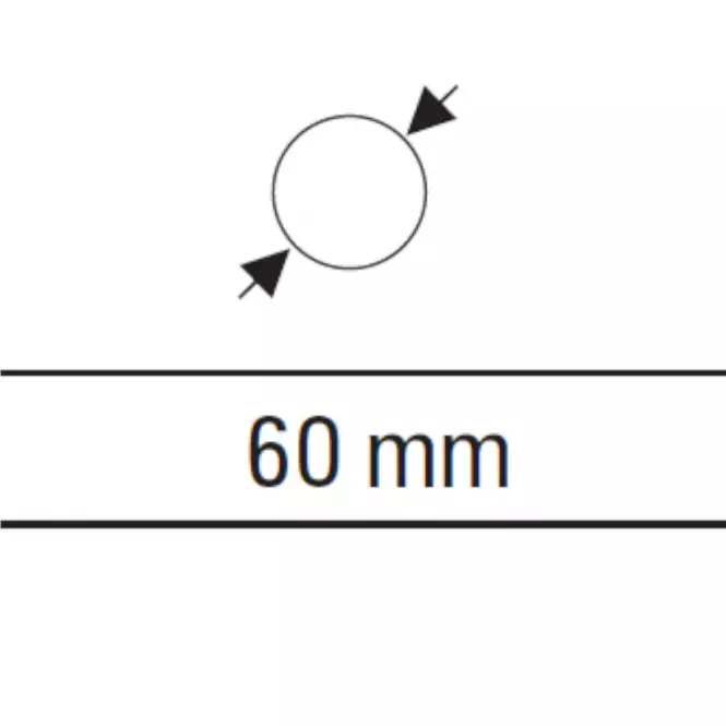 Pocinčana mješalica 60 mm Inter-S,2
