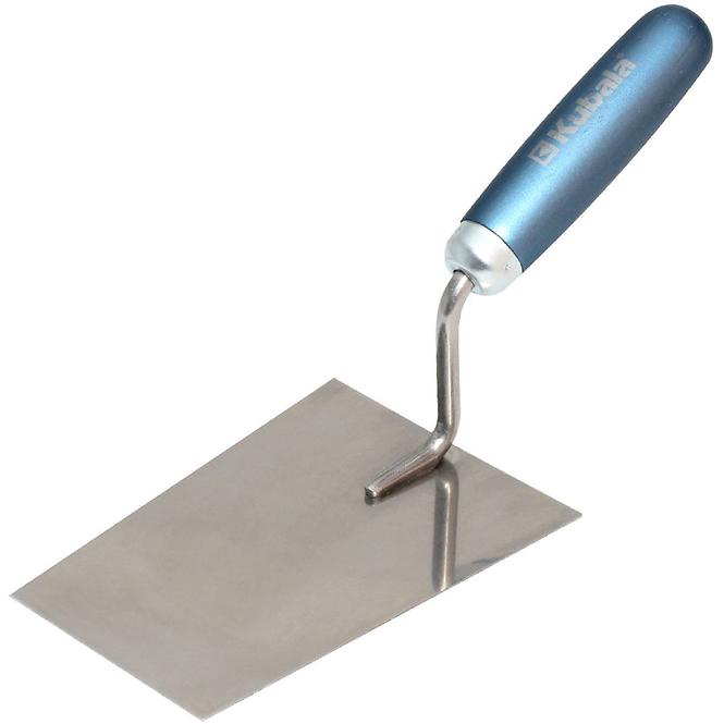 ŽLICA ZIDARSKA, 115x160x90 INOX, TRAPEZNA, DRVENA DRŠKA