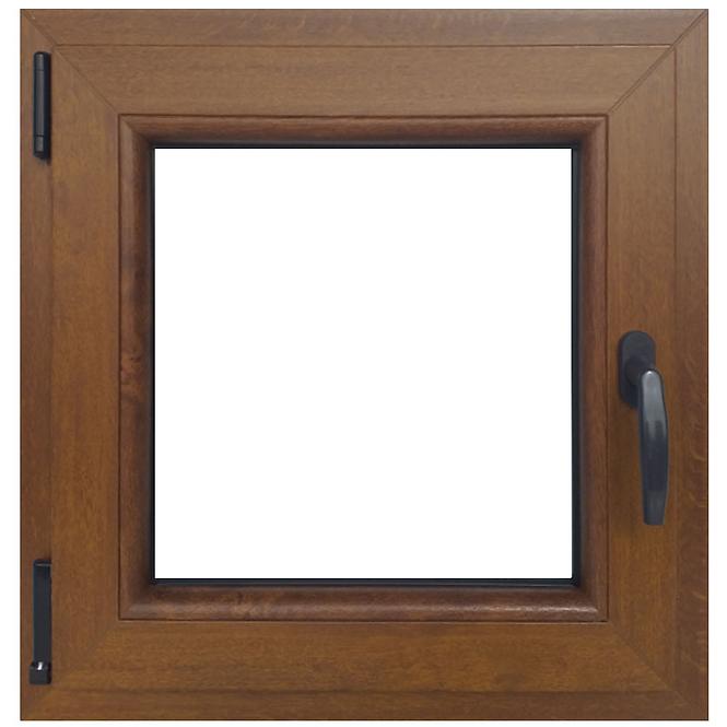 Otklopno – zakretni prozor/ lijevi/ 60x60cm/ zlatni hrast