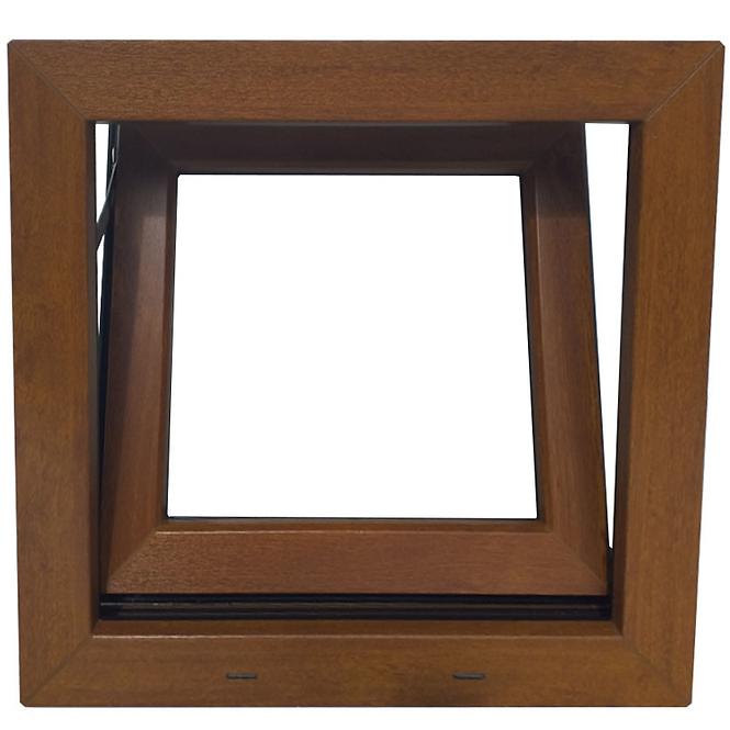 Nagibni prozor 56,5x53,5cm/simetrični/zlatni hrast