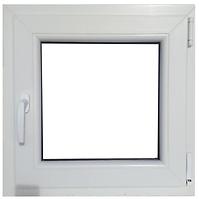 Prozor desni 60x60cm/bijeli/zlatni hrast