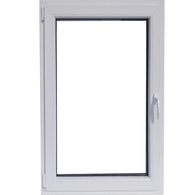 Prozor lijevi 90x120cm/bijeli/zlatni hrast