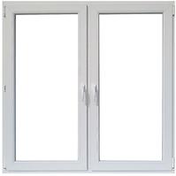 Dvokrilni prozor 146,5x143,5cm/simetrični/bijeli