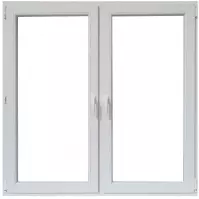 Dvokrilni prozor 146,5x143,5cm/simetrični/bijeli