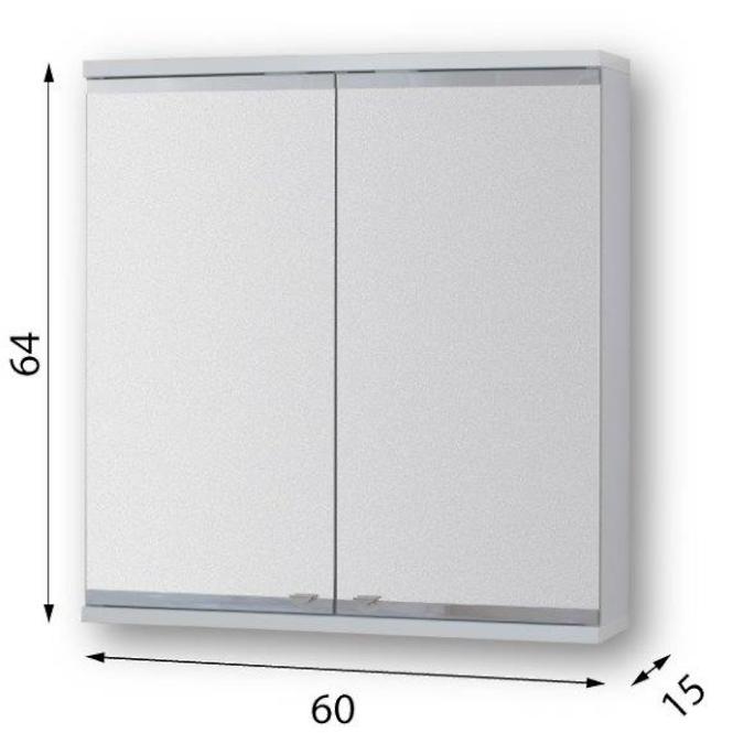 Ormarić s ogledalom Bella 60 LED