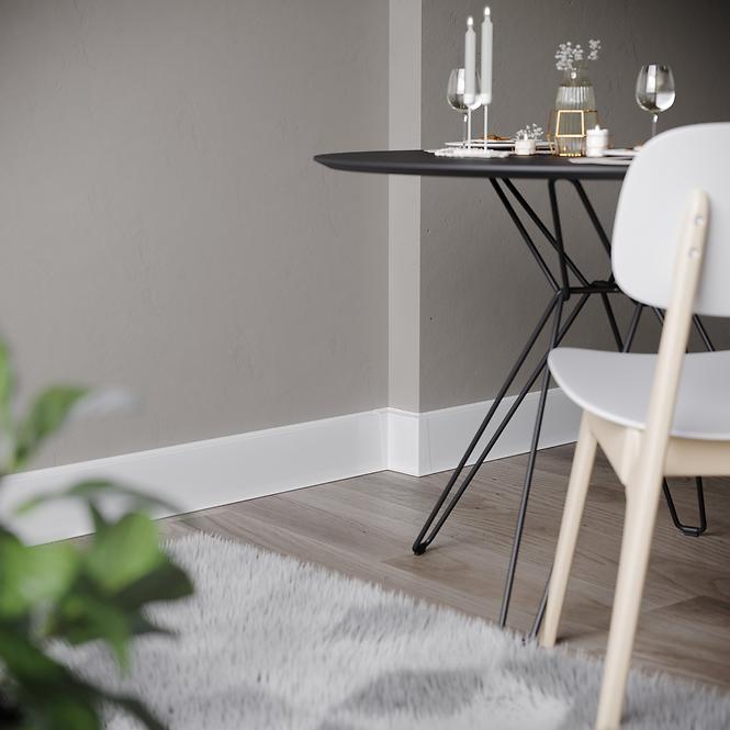 Podna lajsna Hi-Line Prestige 89 Bijela sjajna