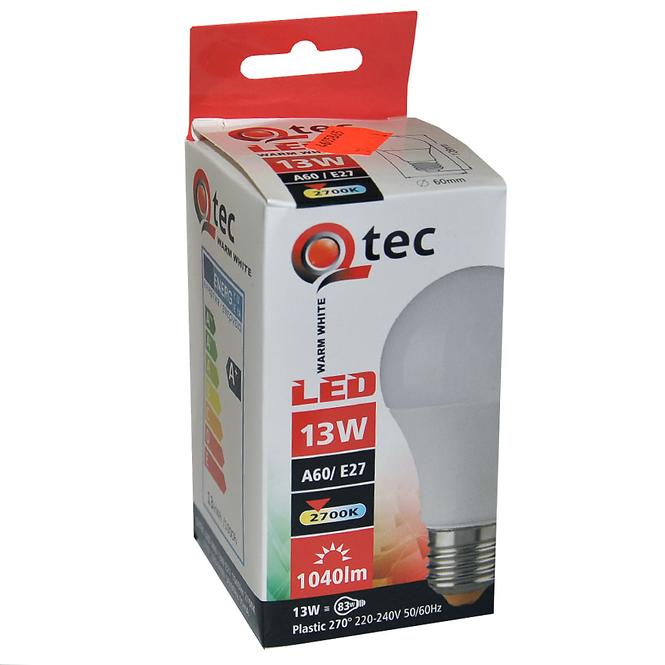 Žarulja LED QTEC A60 13W E27 2700K