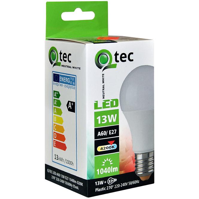 Žarulja LED QTEC A60 13W E27 4200K