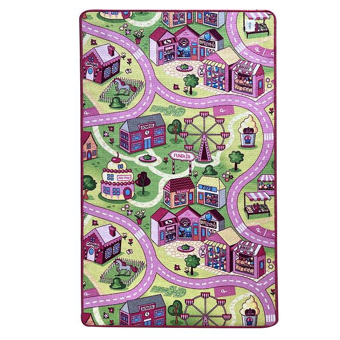Tepih kids funfair 1,0/1,65 pink