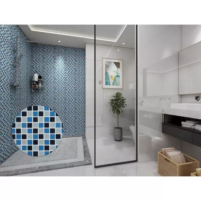 Mozaik pločica Colours blue LNG80 30/30,3