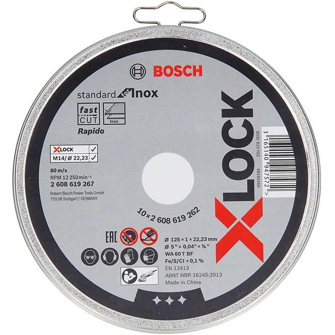 SET REZNI DISK X-LOCK 125 X 1MM 10KOM