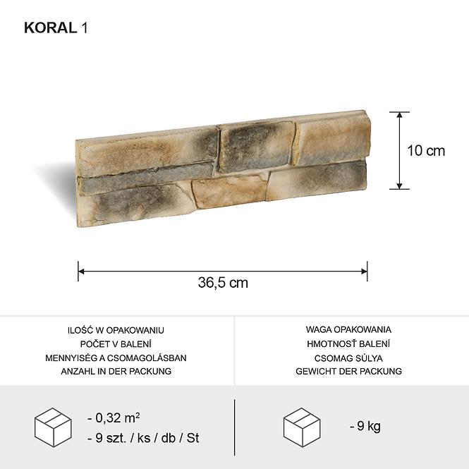 Kamen Koral, pak=0,32m2