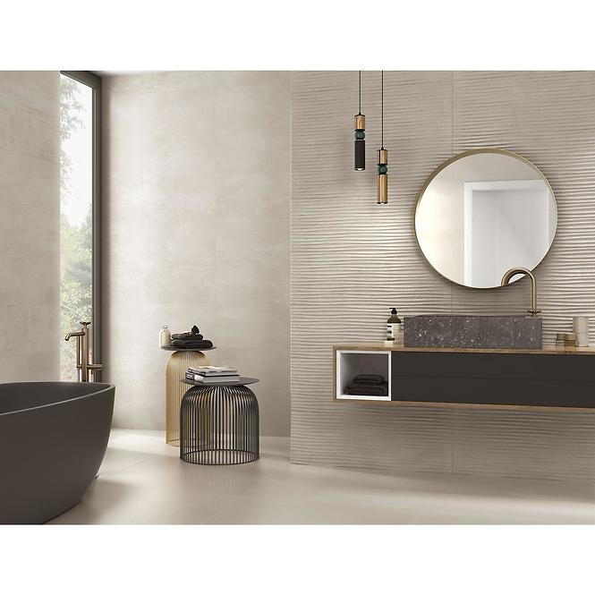Glazirana zidna pločica Slab Beige 30/90