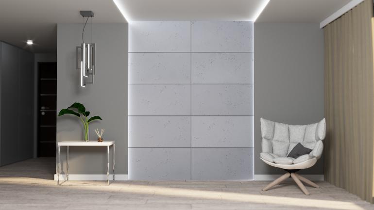 Arhitektonski Beton 90 x 45 x 1,5 Siva Tamno